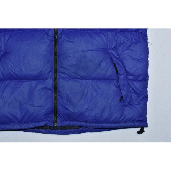 The North Face 700 Nuptse Mens Puffer Vest Size XL Black/Blue Goose Down Vintage - Picture 4 of 15